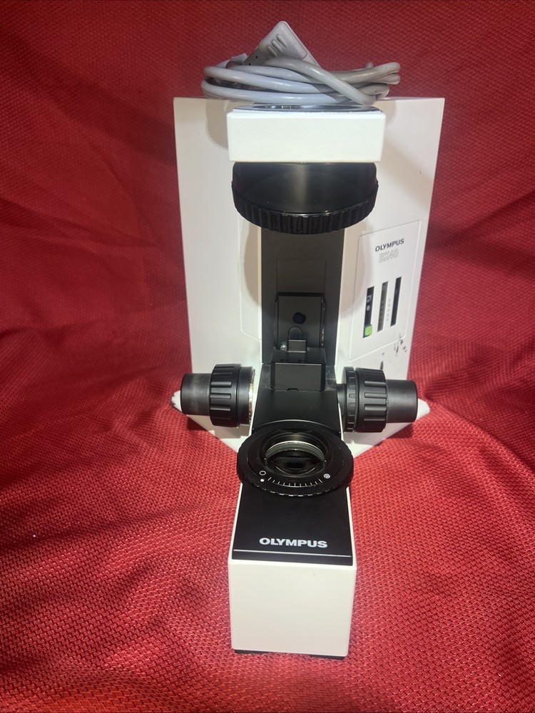 Olympus Microscope BX40 Junk Frame for parts - powers intermittently