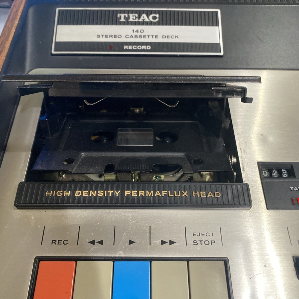 TEAC 140 Stereo Cassette Deck - Good Working Condition