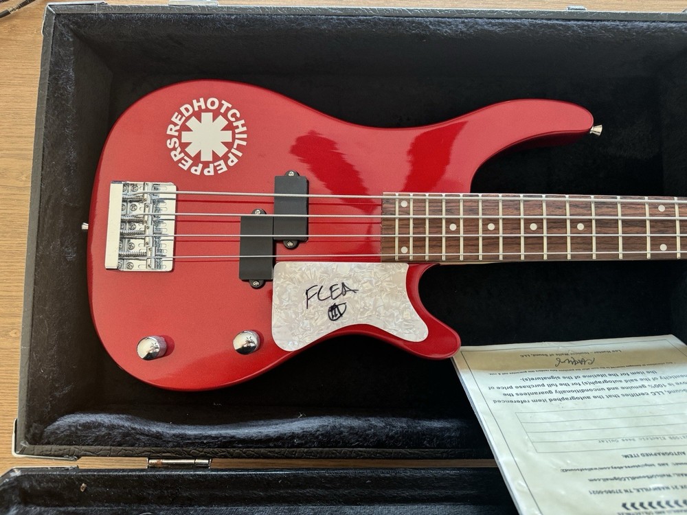 Signed Flea Bass