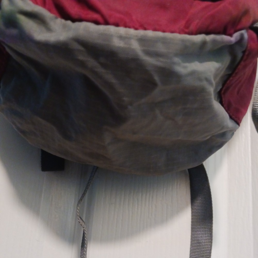 REI Flash 18 Backpack Red Grey Lightweight Hiking Daypack Ripstop Nylon