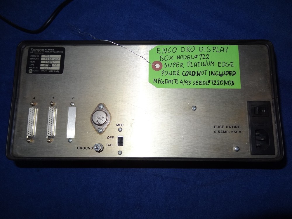 ENCO DRO DISPLAY BOX MODEL #722 SUPER PLATINUM EDGE