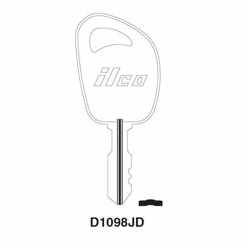 Precut Key, Ilco D1098JD John Deere (10-Pack)