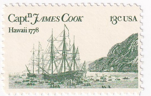 STAMP US SCOTT 1733 "The Resolution & The Discovery" 13 CENT 1978 MNH