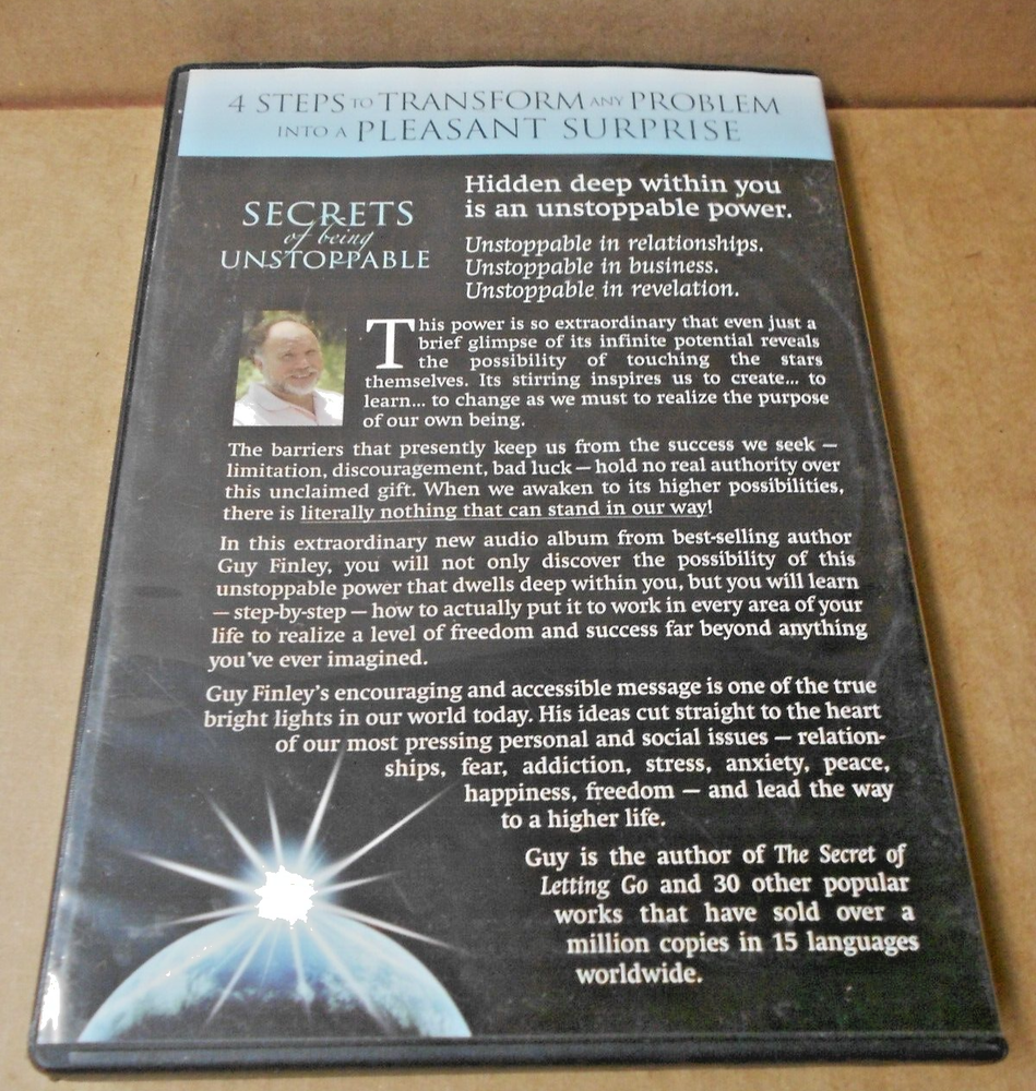 Guy Finley 4 Steps to Transform any Problem into a Pleasant Surprise 1 CD