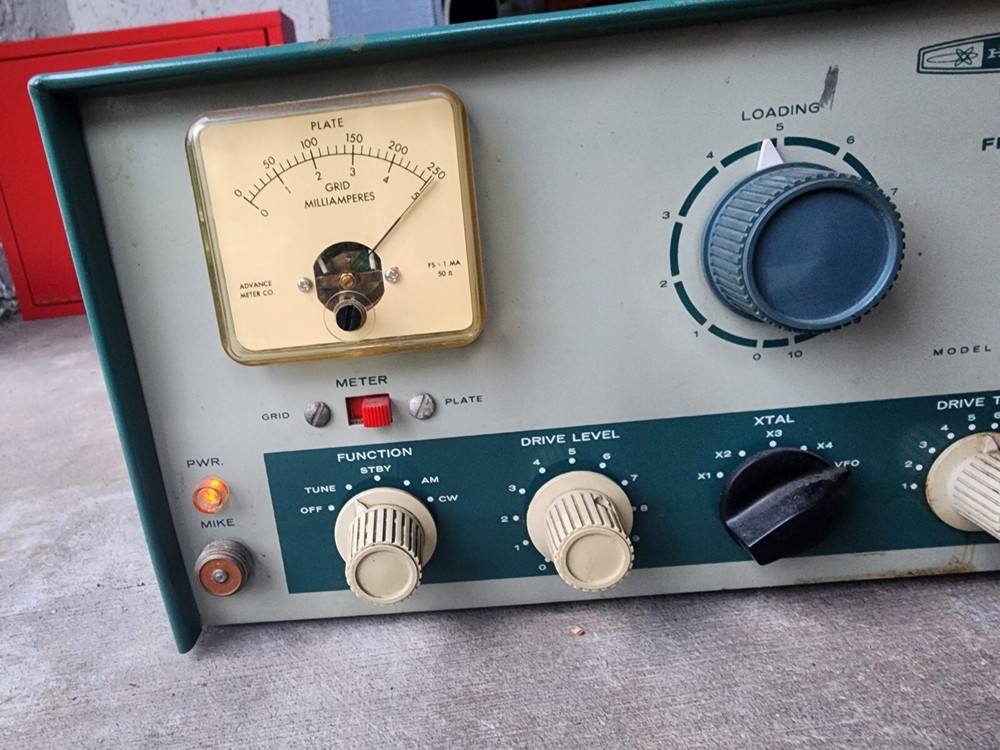 HEATHKIT DX-60A TRANSMITTER - EXCELLENT WORKING CONDITION