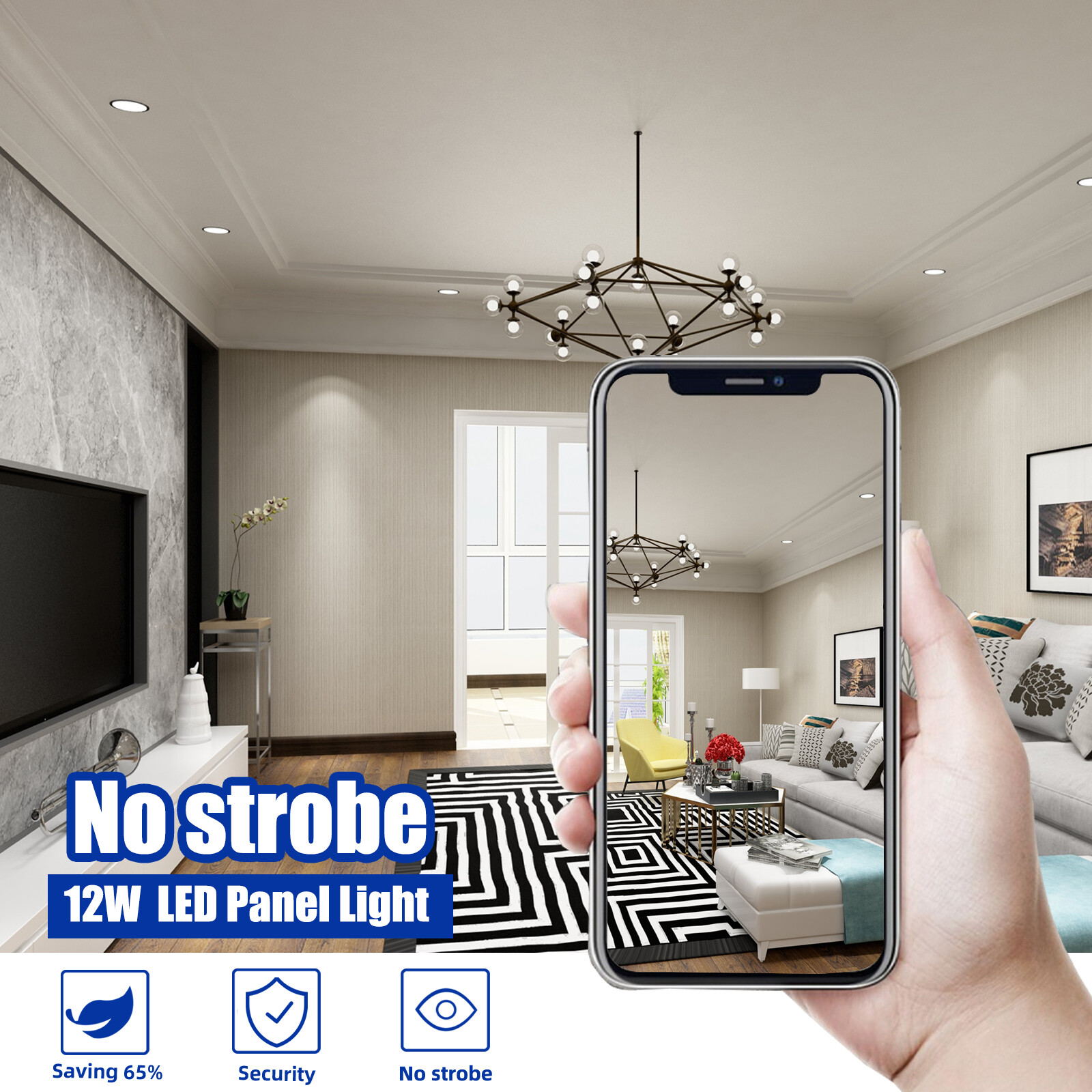 6/12/24/36/48 Pack 6 Inch LED Recessed Light with 3CCT- Canless Ultra Thin Wafer