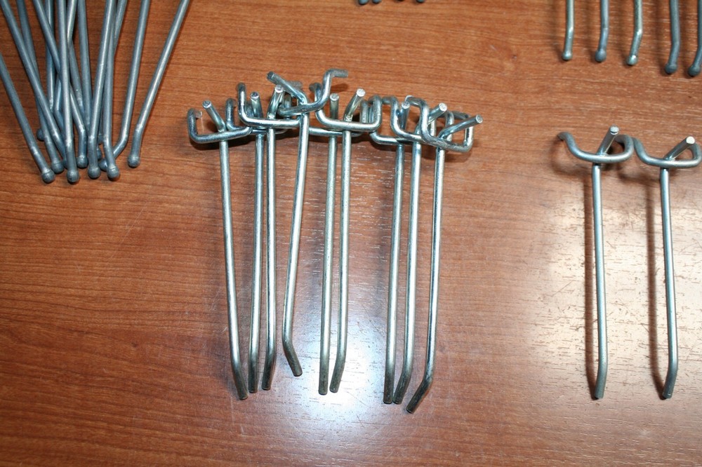 Retail Display Hooks 4" 6" Store Garage Pegboard Hooks