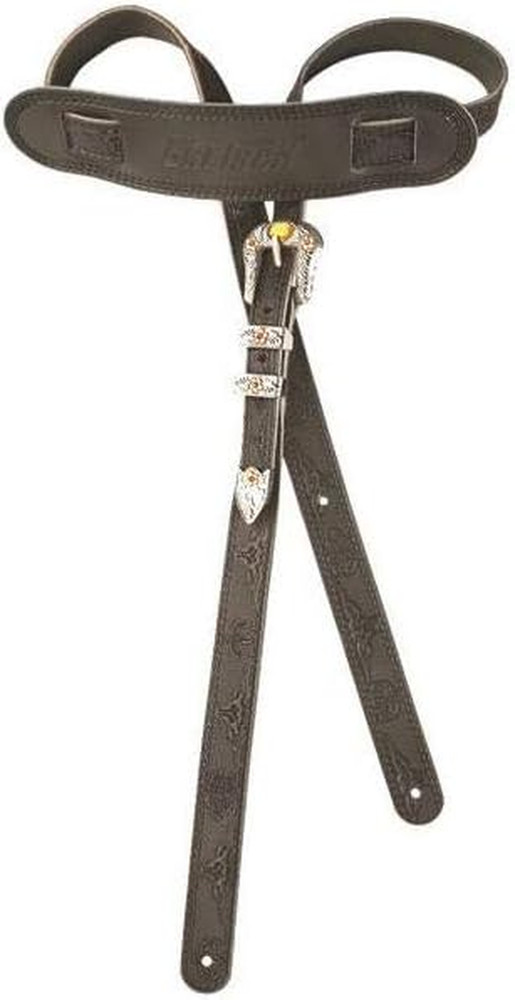 Fender STRAP - GRETSCH 6334 TOOLED BLACK, 49"-56"