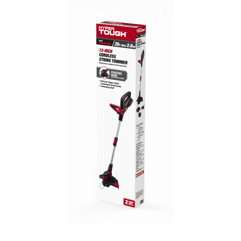 Hyper Tough 20V Max Cordless 12-inch String Trimmer