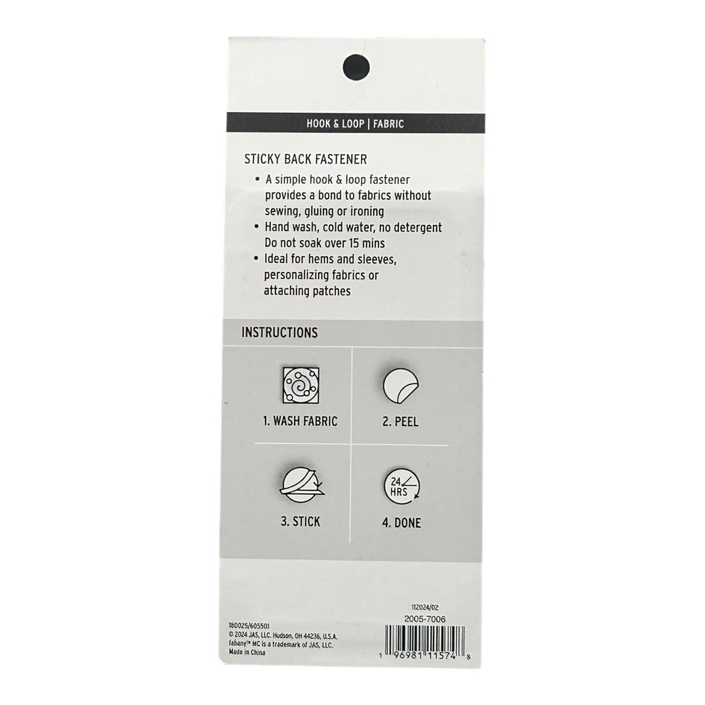 Fabany Hook & Loop 6" X 4" Fabric Rectangle Beige Sticky Back Fastener NEW