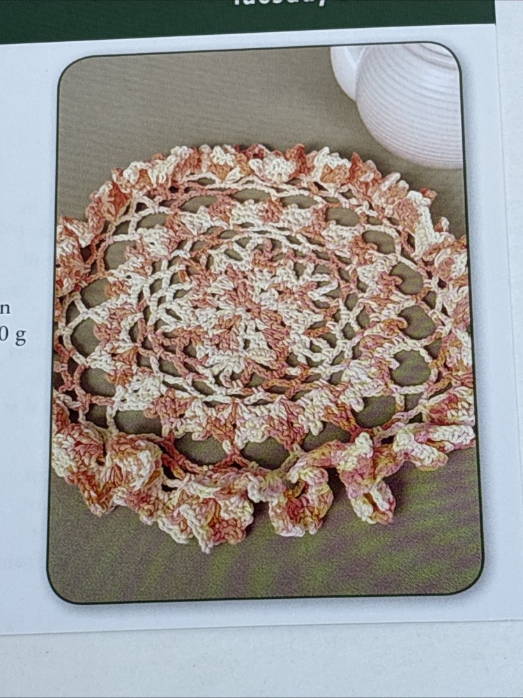 Peaks & Picots Doily Crochet Pattern Cards Pages