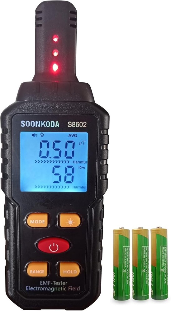 3-in-1 EMF Meter - Electromagnetic Field Tester