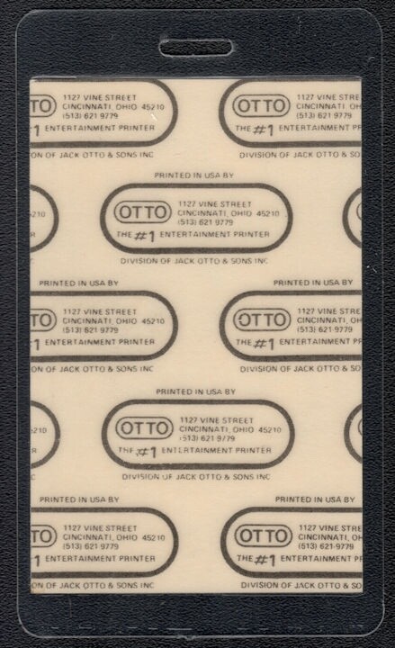 Nazareth Backstage Pass - 1983 Laminated Pass - Sound Elixir Tour