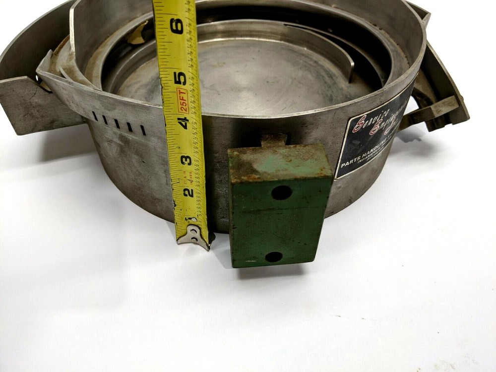 Service Engineering 10” Vibratory Feeder Bowl 4” Tall