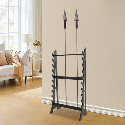 Sword Stand, Vertical Sword Stand Display, 10 Tier/5 Hole Sword Holder