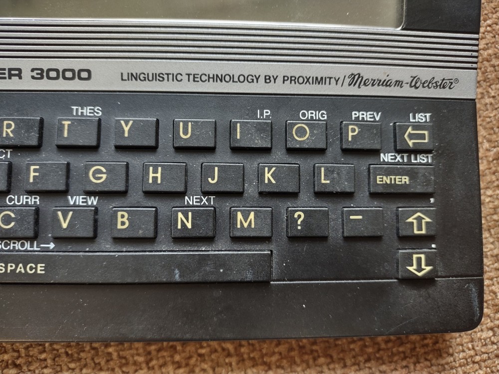 Franklin Computer Language Master LM3000 Dictionary Thesaurus Works Tested Works