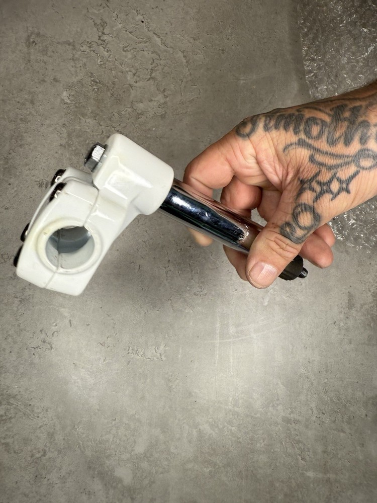 BMX 1" QUILL STEM White