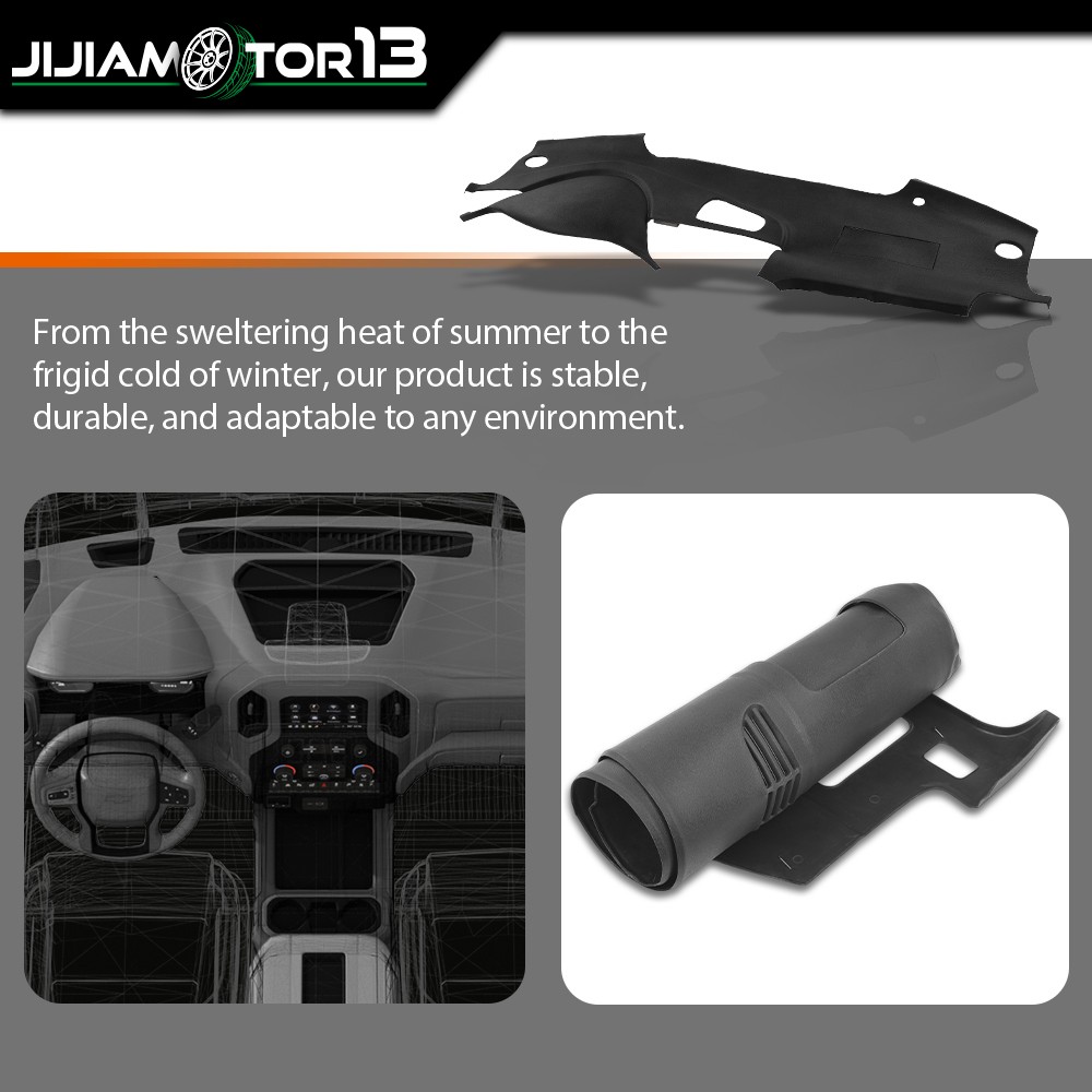 TPE Soft Fit For 2004-2008 Acura TL Sedan Front Upper Dash Board Cover Cap Black