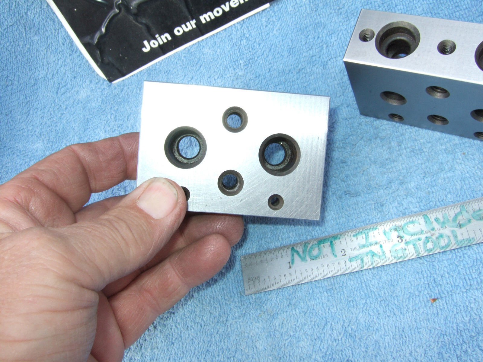 1-2-3 BLOCKS PARALLELS XLNT TOOLMAKER MACHINIST INSPECTION GRIND MILL tapped JE