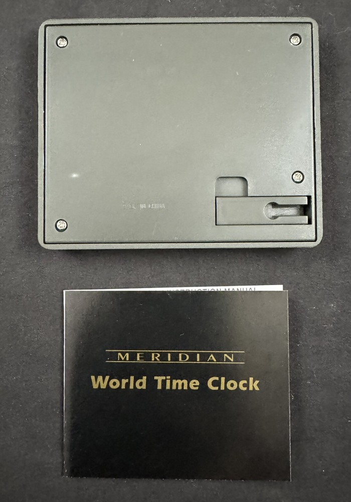 Vintage Meridian World Time Clock