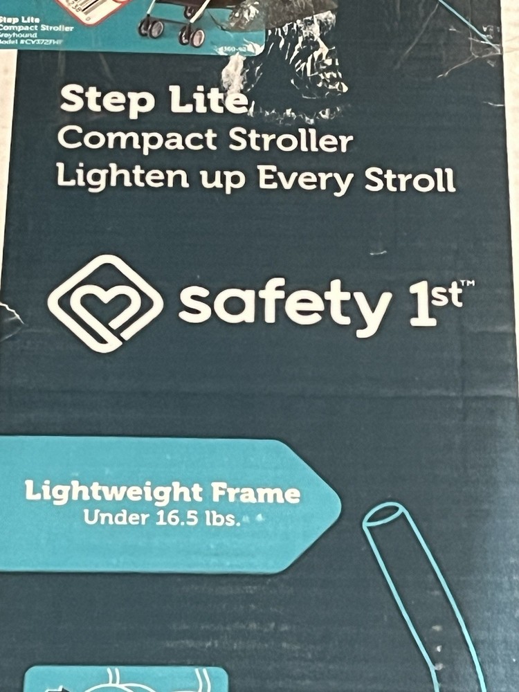 Safety First Stroller Step Lite Lightweight with Storage and Canopy