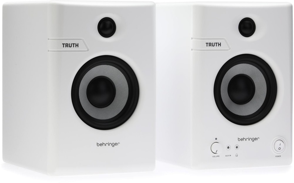 Behringer Truth 4.5-inch Powered Studio Monitors with Bluetooth - White