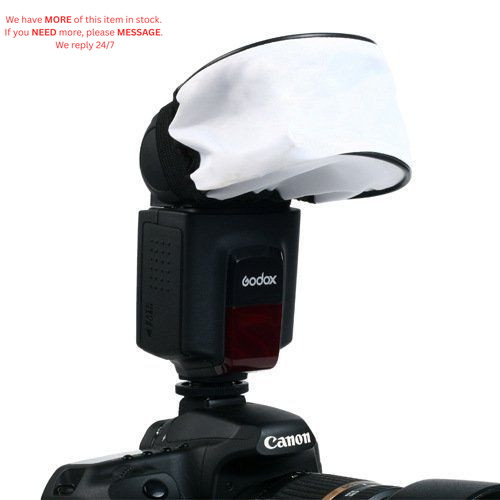2 Pack Universal Flash Diffuser Mini Fabric Soft Light Flashes Bounce...