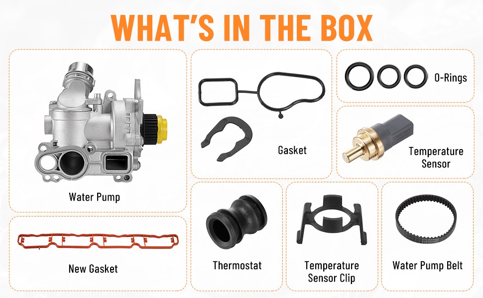 Water Pump Thermostat Assy For Audi A3 A4 A5 A6 Q3 Q5 TT 2.0TFSI 06H121026