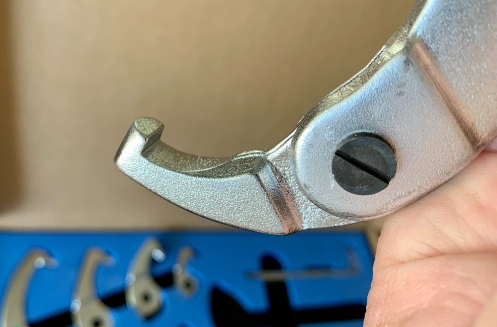 Adjustable Hook Pin Spanner Wrench Tools Set Locking Nut Coilover Hook Wrenches