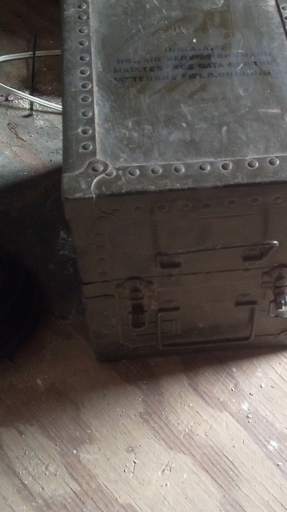 USAAF Maintenance Data Box Air Service Command Wright-Patterson Field Ohio