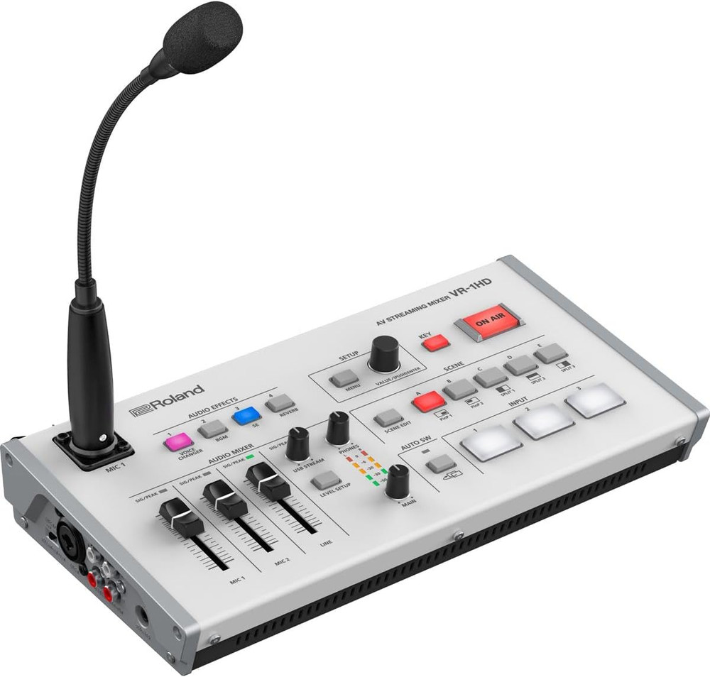 Condenser Gooseneck Streaming Switcher Microphone (CGM-30)