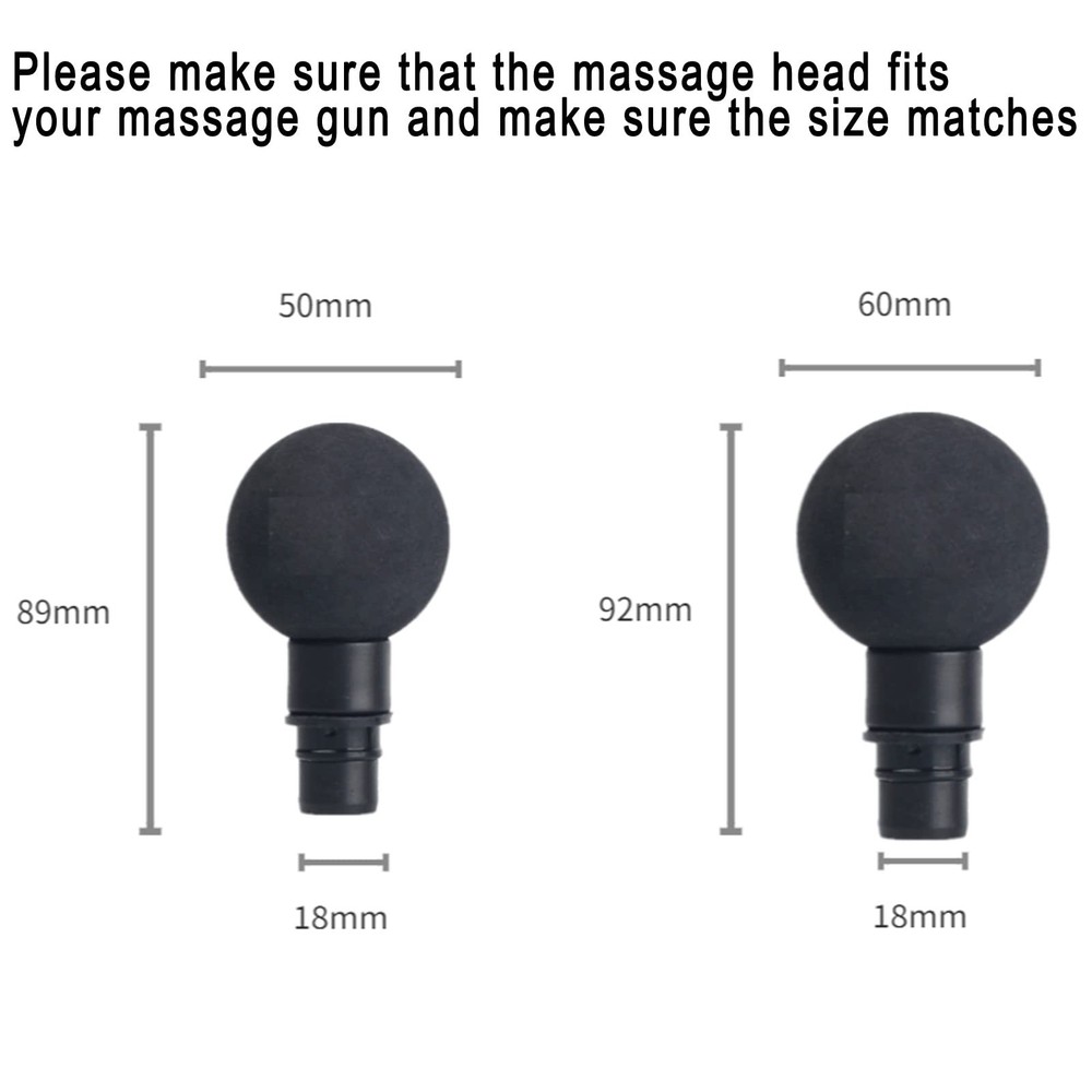 Massage Gun Heads for Hypervolt Go, Replaceable Massager Gun Attach... Fast Ship