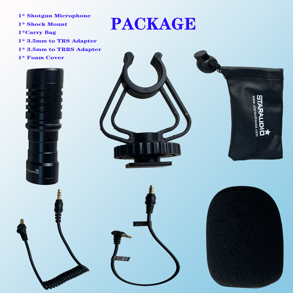 Universal Video Mic Microphone Condenser For Nikon Canon DSLR PC Camera Android