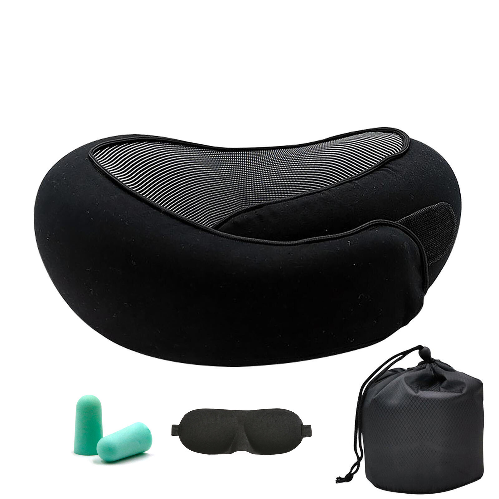 Neck Travel Pillow Memory Foam Neck Pillow Comfort Compact Ergonomic for Travel