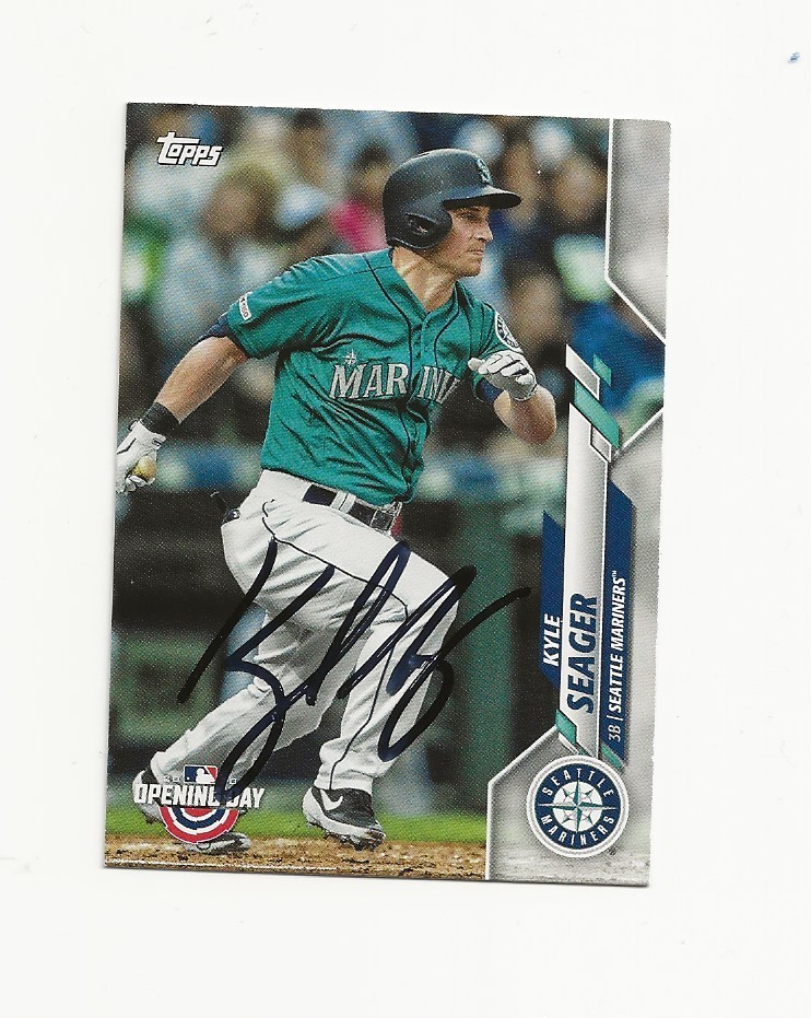 KYLE    SEAGER     MARINERS      AUTOGRAPHED    CARD