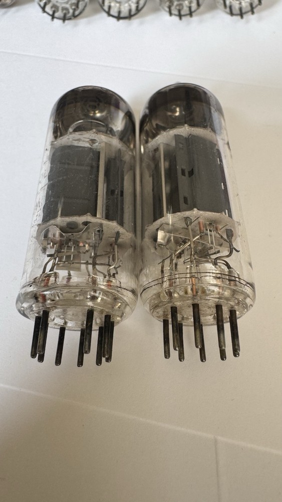 Matched Pair — ECL84 6DX8 Triode Pentode Amplifier Tube USA (2 Nos Tubes)