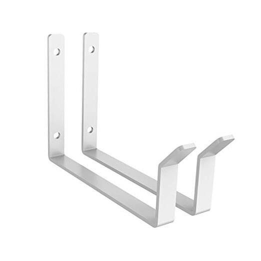2 Pack Add On Storage Utility Hook Accessory for Garage Utility Hook x 2 White