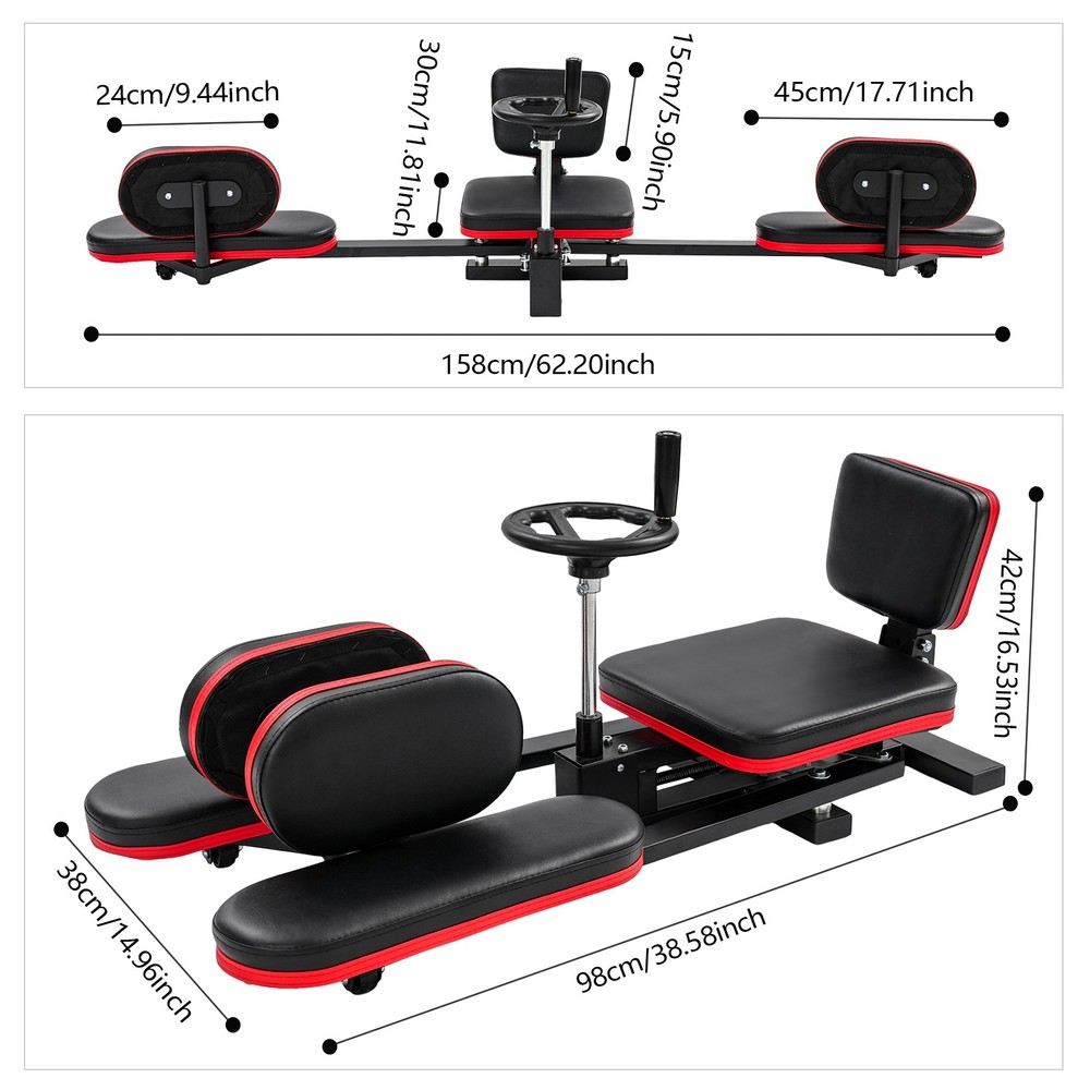 Adjustable Leg Stretching Training Machine, Leg Stretching Trainer 120kg Load