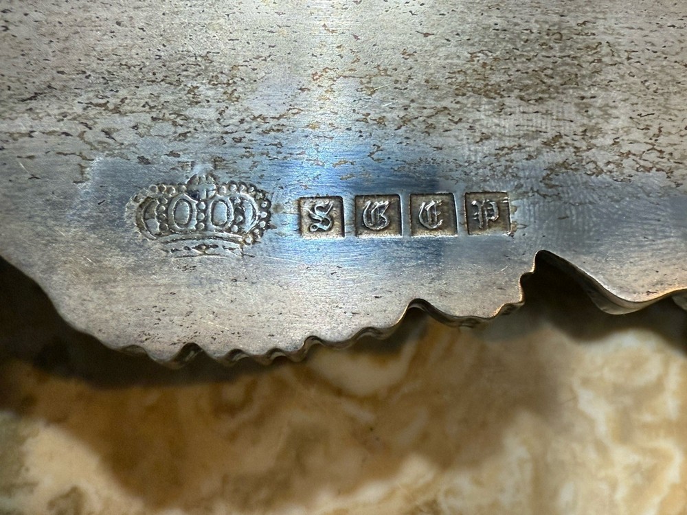 5 Piece Goldfeder Silver Co. Footed Coffee/Tea Service With Silver Plate Grapes