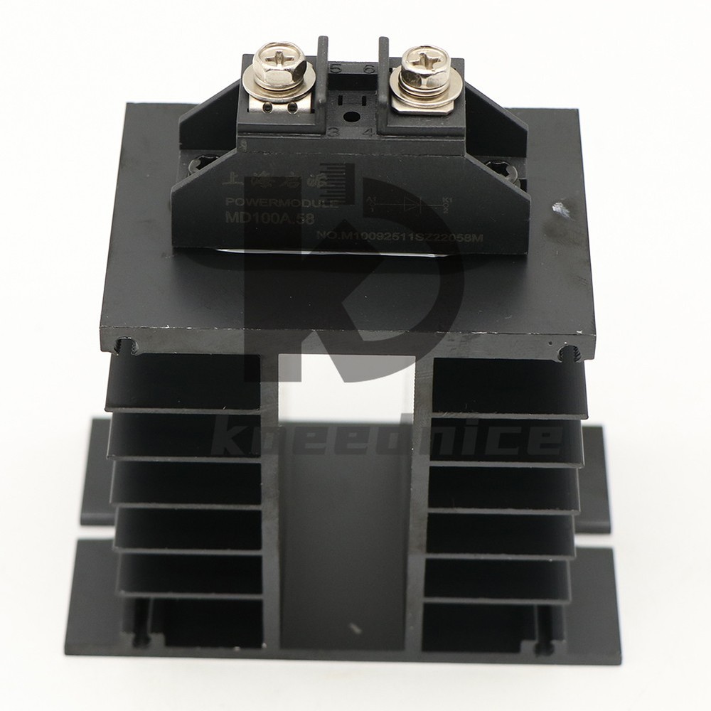1PC Anti-reverse charge rectifier diode 100A MD100A.58 power module with heat si