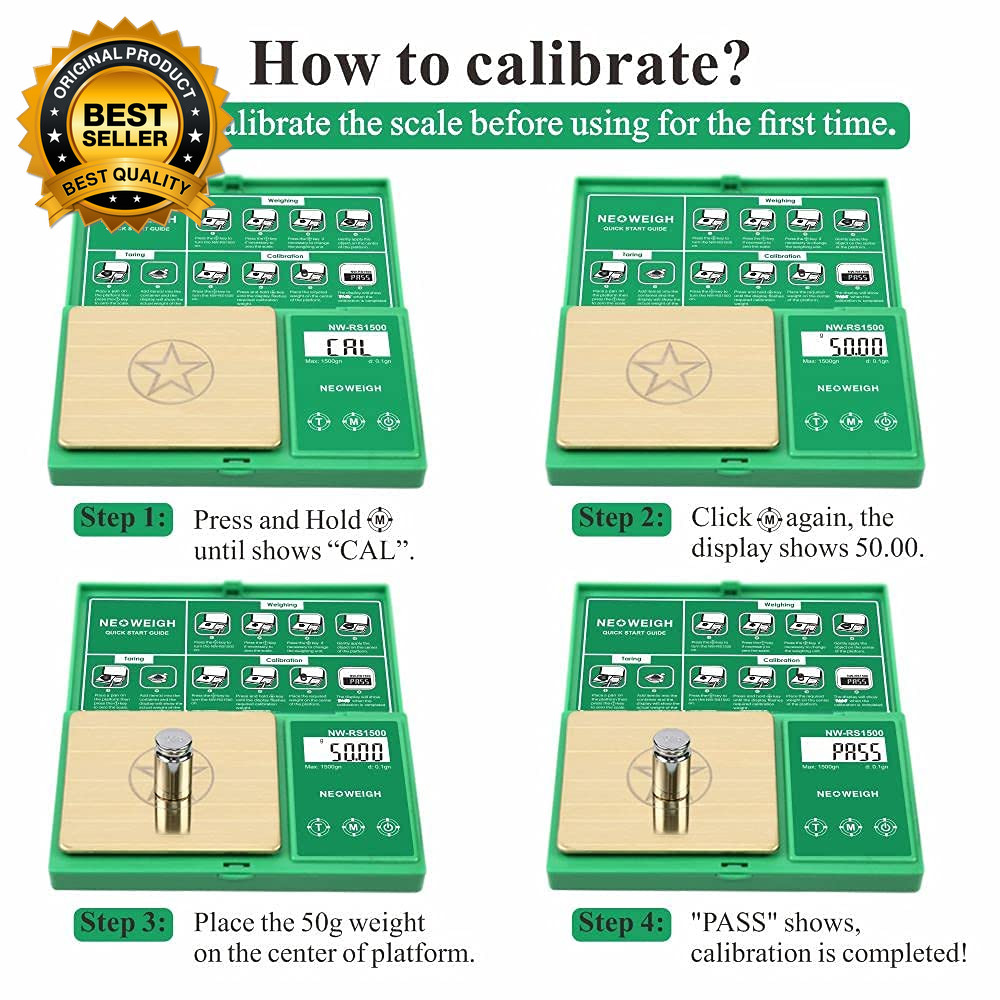 Reloading Scale Powder Scale for Reloading, 1500 Grains X 0.1 Gn