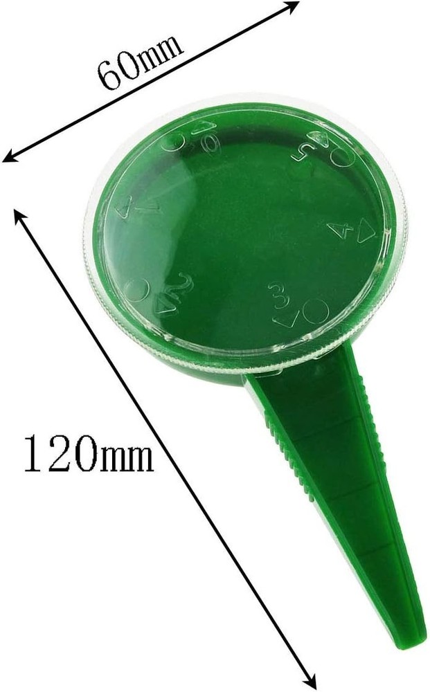 2PCS Adjustable Seed Dispenser Garden Planter Sower Tool - Green