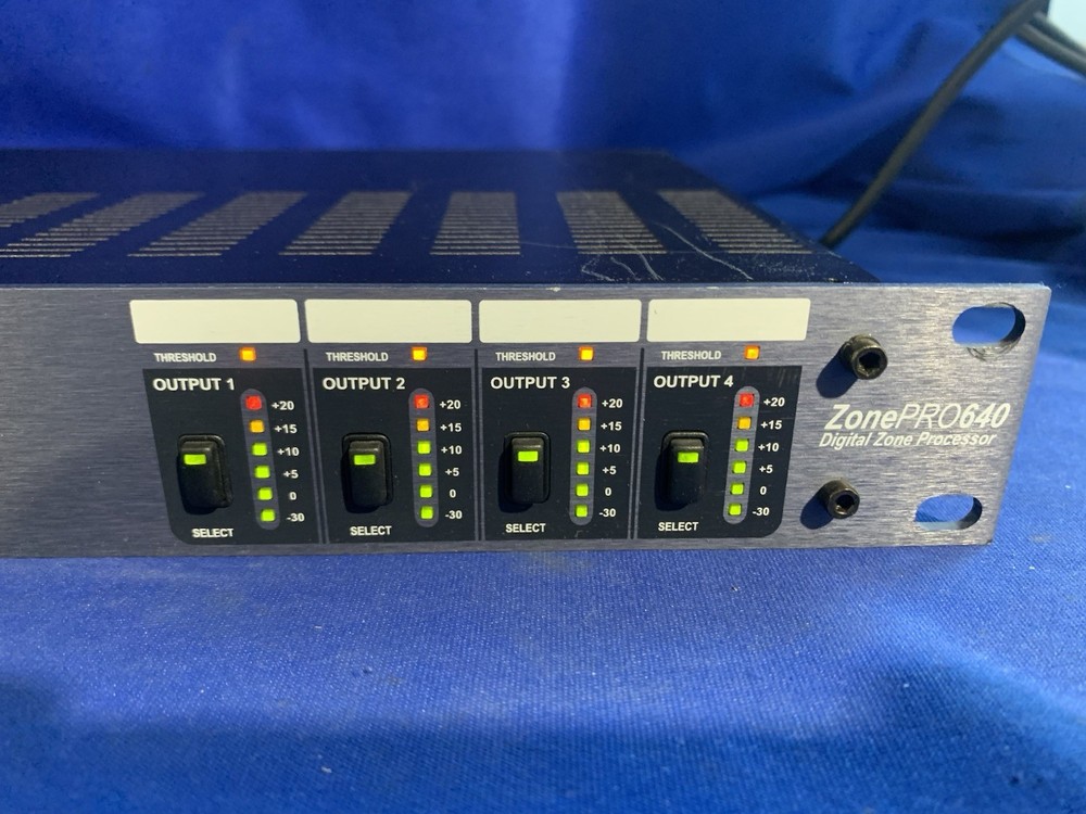 DBX 640 ZonePRO Digital Zone Audio Processor DBX640 -Power On & Partially Tested