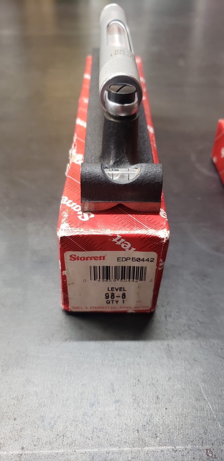 Two Starrett Precision Machinist Levels