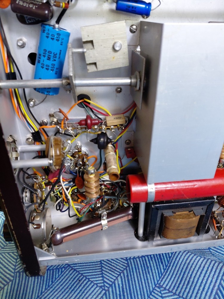 Johnson Viking Ranger Tube Transmitter Powers On Tubes Light Meter Works