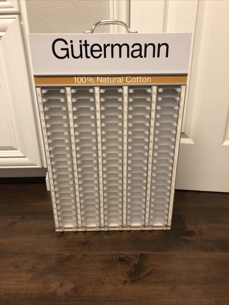 GUTERMANN SEWING THREAD HOLDER SPOOL RACK STORAGE DISPLAY CASE EMBROIDERY