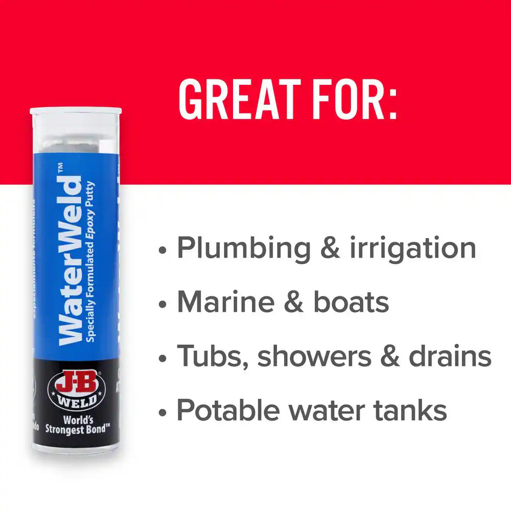 2 Oz. Waterweld Epoxy Putty Stick