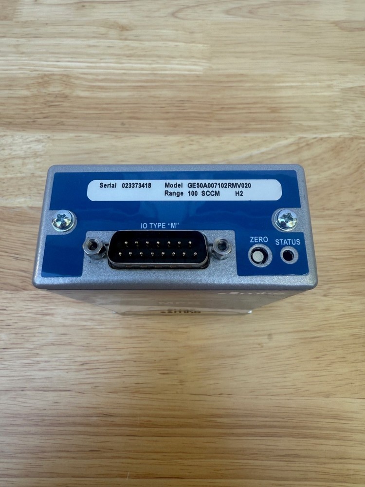 MKS GE50A007102RMV020 Mass Flow Controller 100 SCCM H2 + Cable