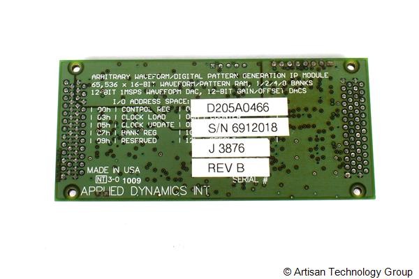 Applied Dynamics International D205A0466 Arbitrary Waveform/Digital Pattern