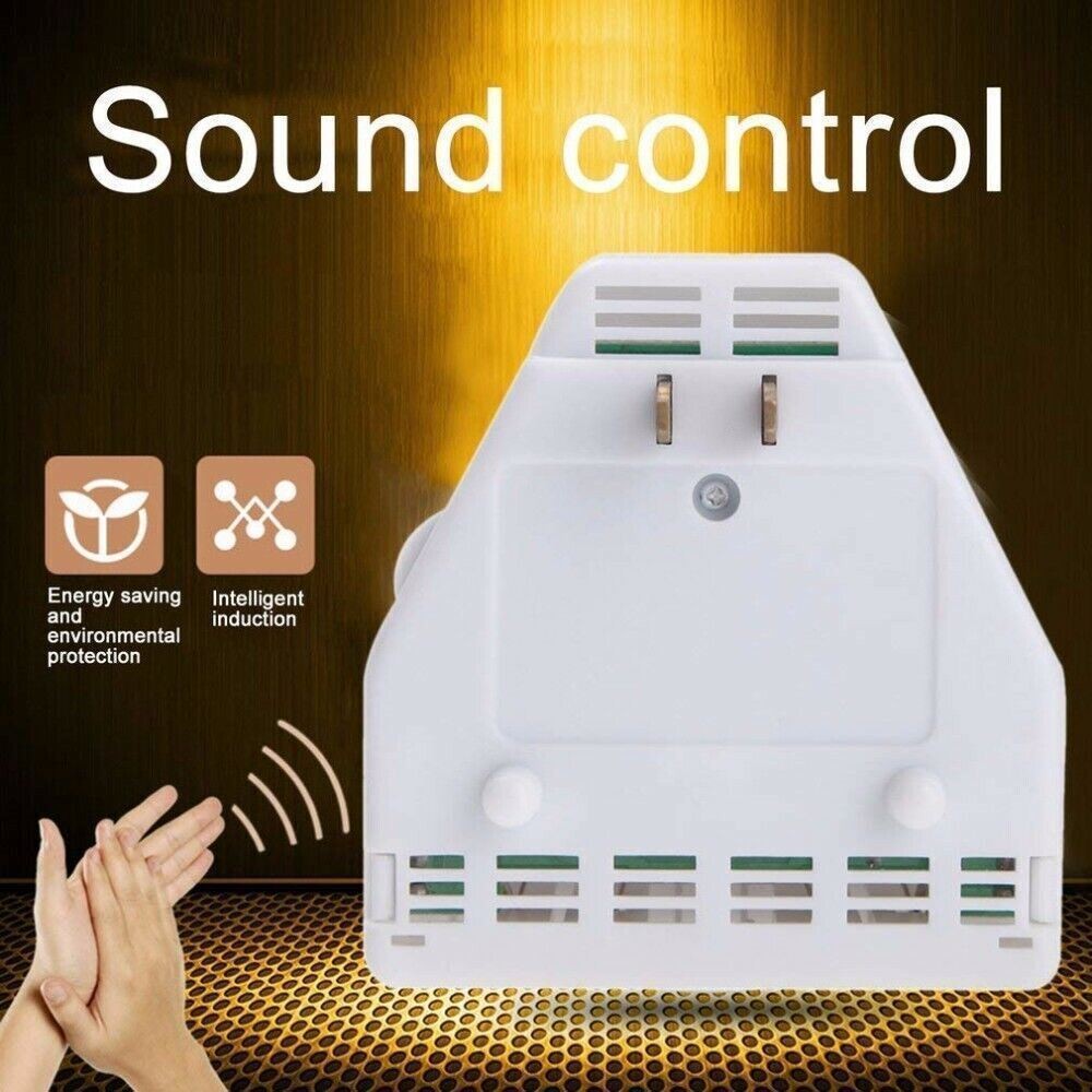 New Clapper Sound Activated Clap On/Off Light Switch Wall Socket Outlet Adapter